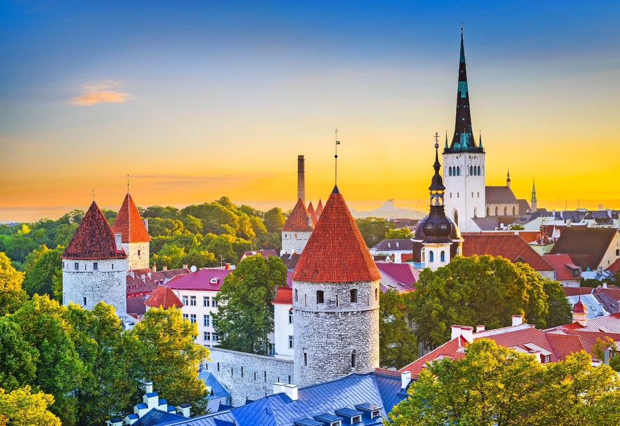 Entdecken Sie Tallinn, die Hauptstadt von Estland.