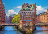 Das Wasserschloss in der Speicherstadt zählt zu den schönsten Fotomotiven Hamburgs.