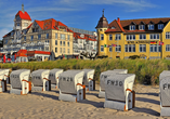Entspannen Sie am Weststrand in Kühlungsborn.