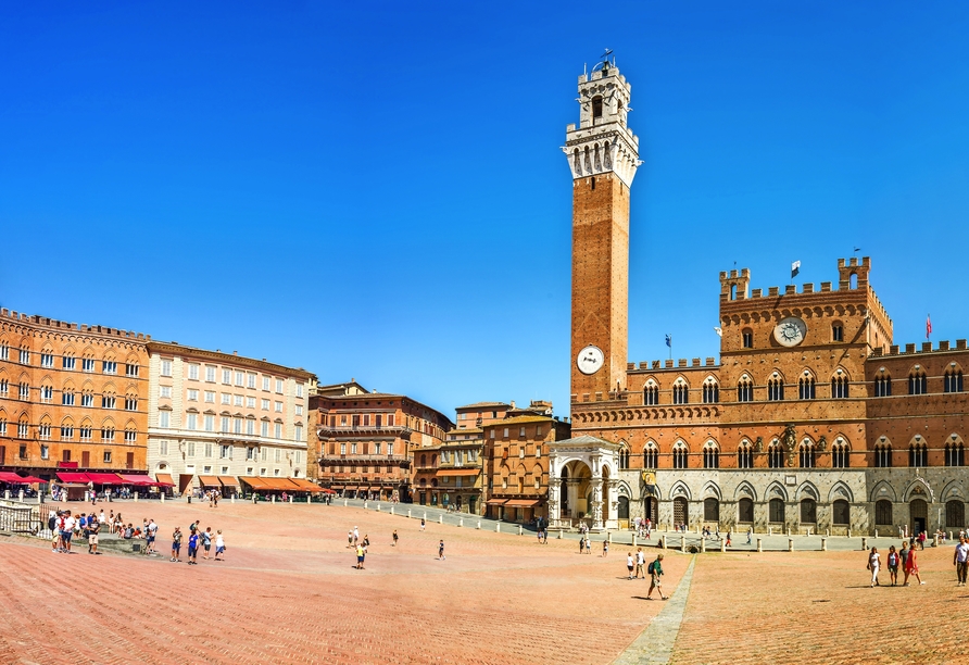 Toskana – Kultur und La Dolce Vita, Siena, Piazza del Campo