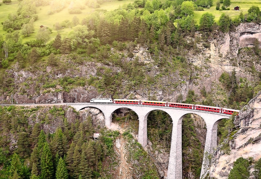 Freuen Sie sich auf das schöne Wiesen in Davos im Sommer.