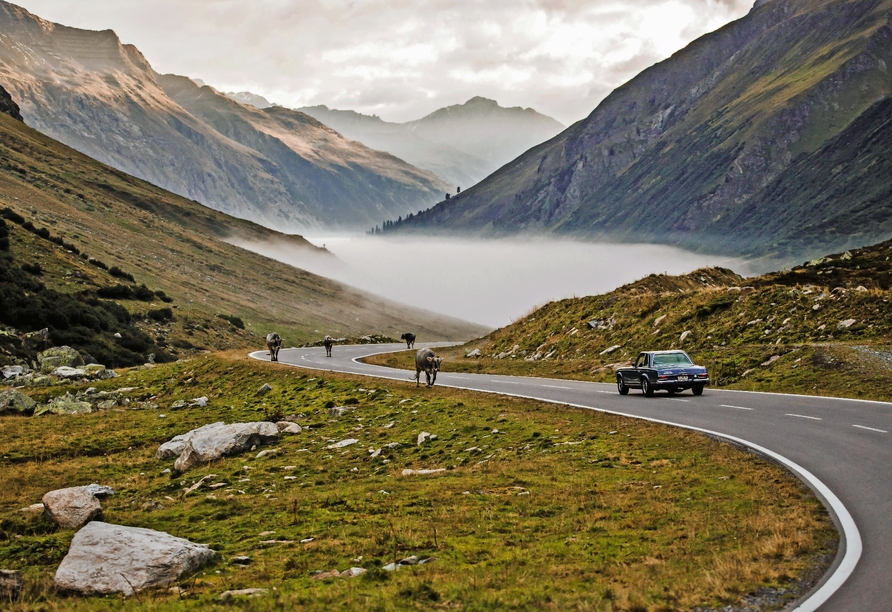 Ein Highlight der Region ist die Silvretta-Hochalpenstraße, eine der schönsten Panoramastraßen der Alpen.