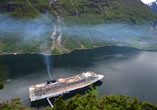 Die MSC Preziosa bringt Sie durch die malerischen Fjorde in Norwegen.