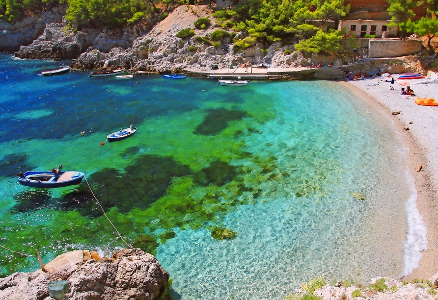 Die Insel Mljet bietet wunderschöne Strände.