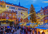 Freuen Sie sich auf den herrlichen Weihnachtsmarkt in Wiesbaden.