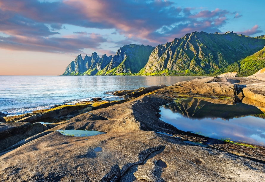 Insel Senja: Blick auf die 