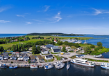 Vitte liegt auf der autofreien Insel Hiddensee.